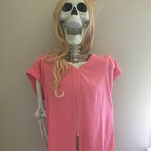 3 for $15 item Express Pink V-Neck Top- Medium